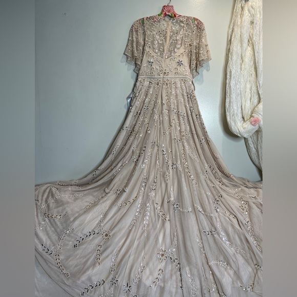 BHLDN Dresses Bhldn X Mac Duggal Evonna Embellished Beaded Maxi